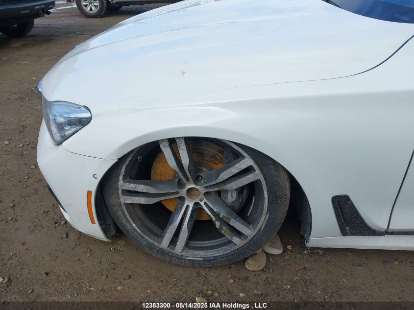 2016 BMW 750 Xi VIN: WBA7F2C53GG419345 Lot: 12383300