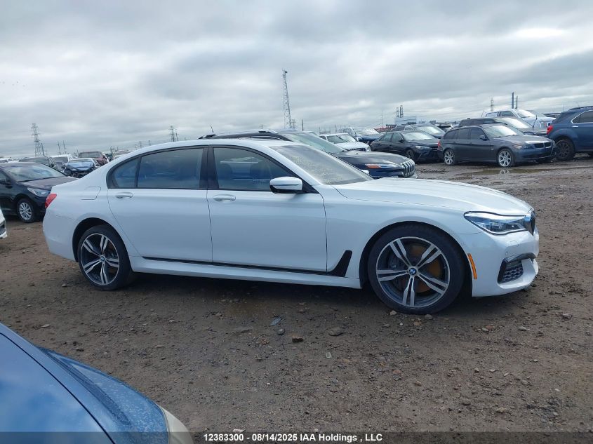 2016 BMW 750 Xi VIN: WBA7F2C53GG419345 Lot: 12383300