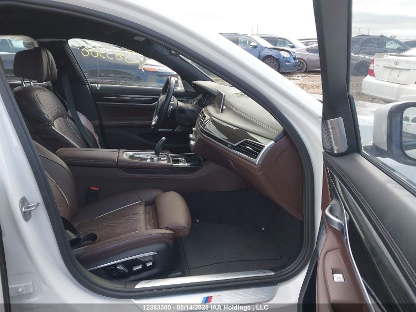 2016 BMW 750 Xi VIN: WBA7F2C53GG419345 Lot: 12383300