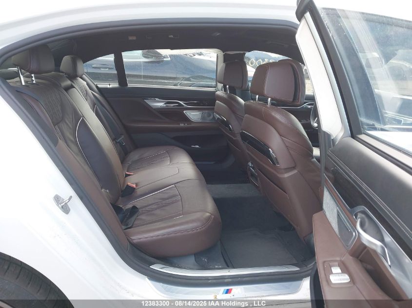 2016 BMW 750 Xi VIN: WBA7F2C53GG419345 Lot: 12383300