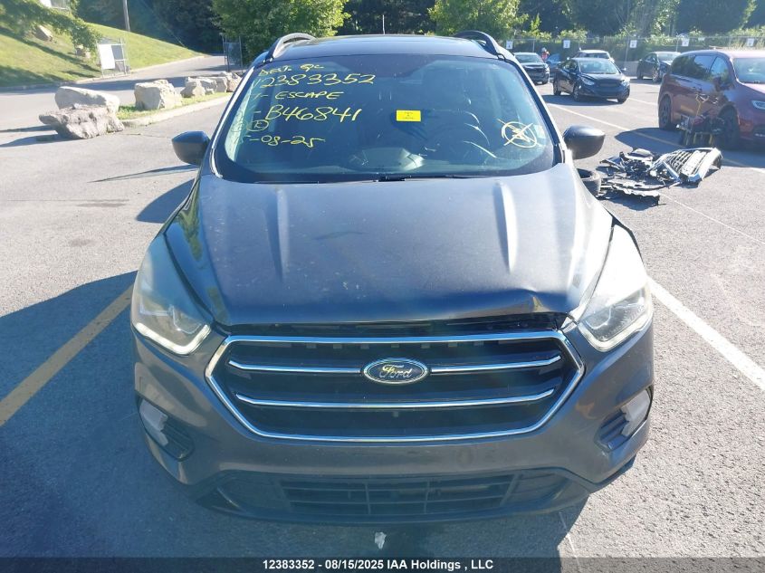 2017 Ford Escape Se VIN: 1FMCU9G93HUB46841 Lot: 12383352