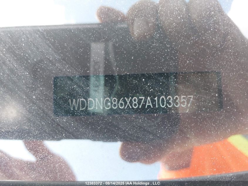 2007 Mercedes-Benz S 550 4Matic VIN: WDDNG86X87A103357 Lot: 12383372