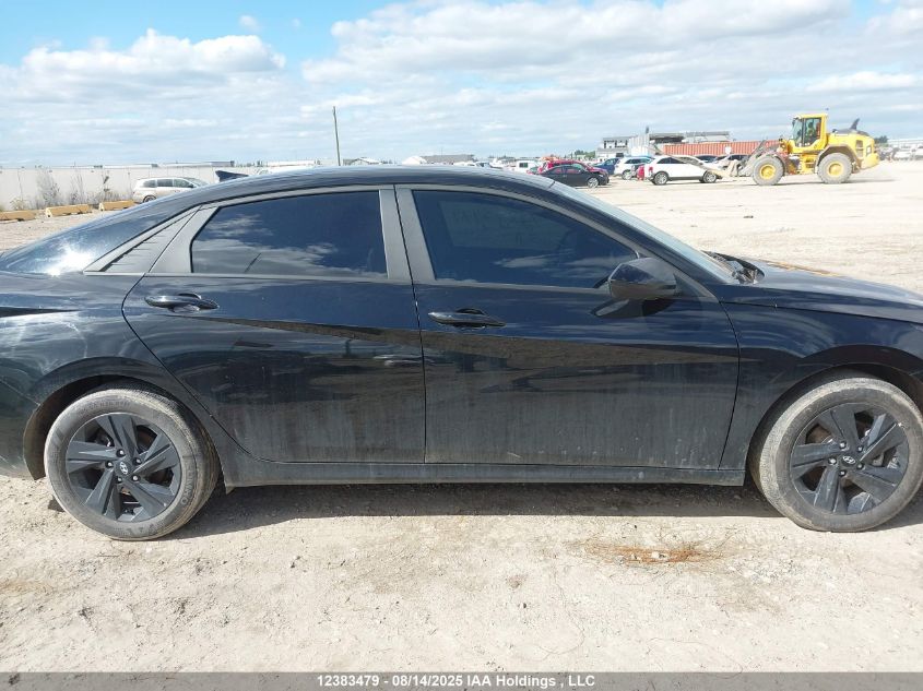 2022 Hyundai Elantra Preferred Ivt With Sun And Tech Package VIN: KMHLM4AG0NU358294 Lot: 12383479