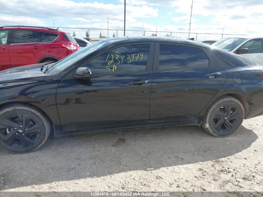 2022 Hyundai Elantra Preferred Ivt With Sun And Tech Package VIN: KMHLM4AG0NU358294 Lot: 12383479