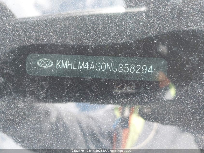 2022 Hyundai Elantra Preferred Ivt With Sun And Tech Package VIN: KMHLM4AG0NU358294 Lot: 12383479