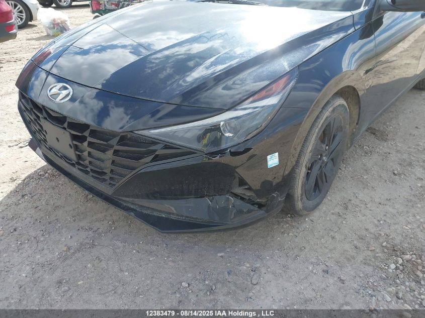 2022 Hyundai Elantra Preferred Ivt With Sun And Tech Package VIN: KMHLM4AG0NU358294 Lot: 12383479