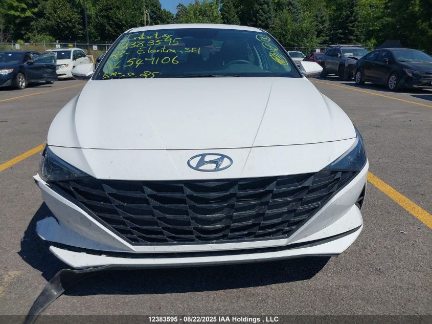 2023 Hyundai Elantra Sel VIN: KMHLM4AG4PU549106 Lot: 12383595
