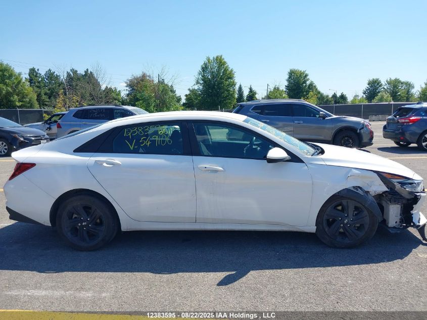 2023 Hyundai Elantra Sel VIN: KMHLM4AG4PU549106 Lot: 12383595