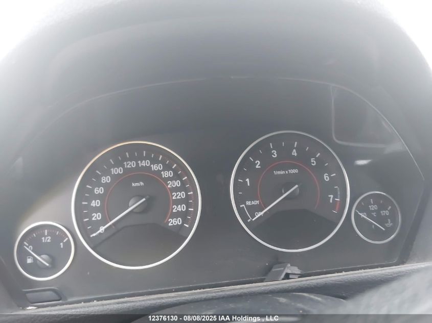 2014 BMW 335 Xi VIN: WBA3B9C59EF588713 Lot: 12376130X