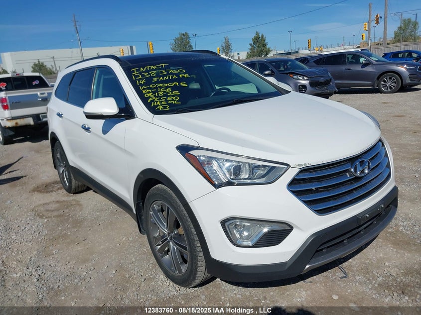 KM8SNDHF3EU070095 2014 Hyundai Santa Fe Gls auction photo 1