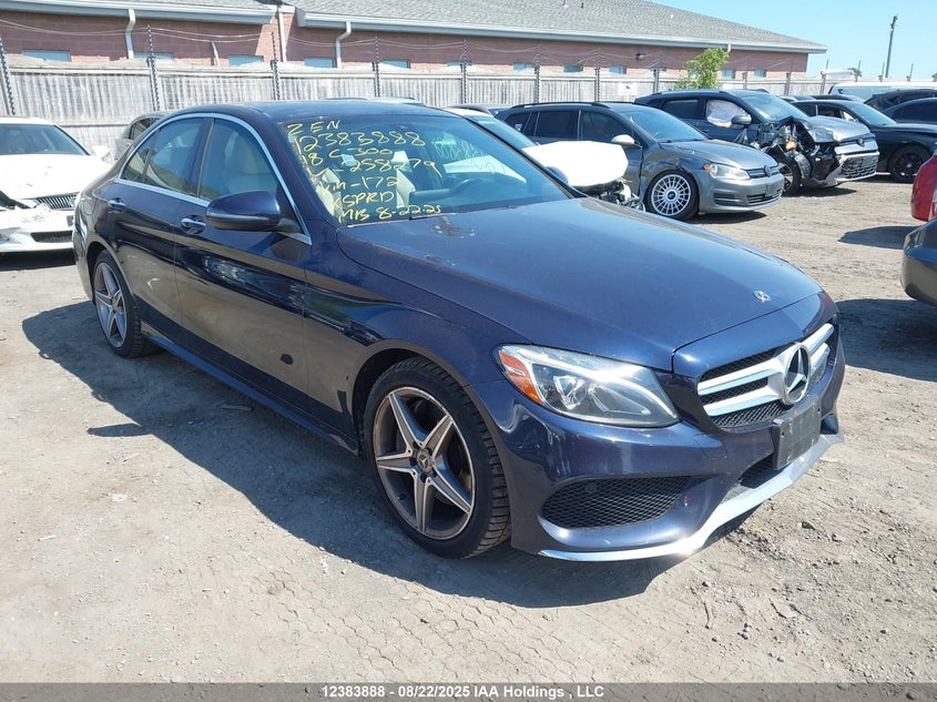 55SWF4KB8JU258279 2018 Mercedes-Benz C 300 4Matic auction photo 1