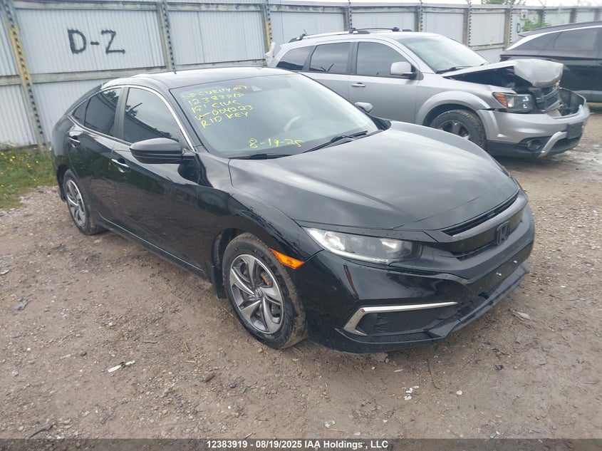 2HGFC2F55KH004223 2019 Honda Civic Lx auction photo 1