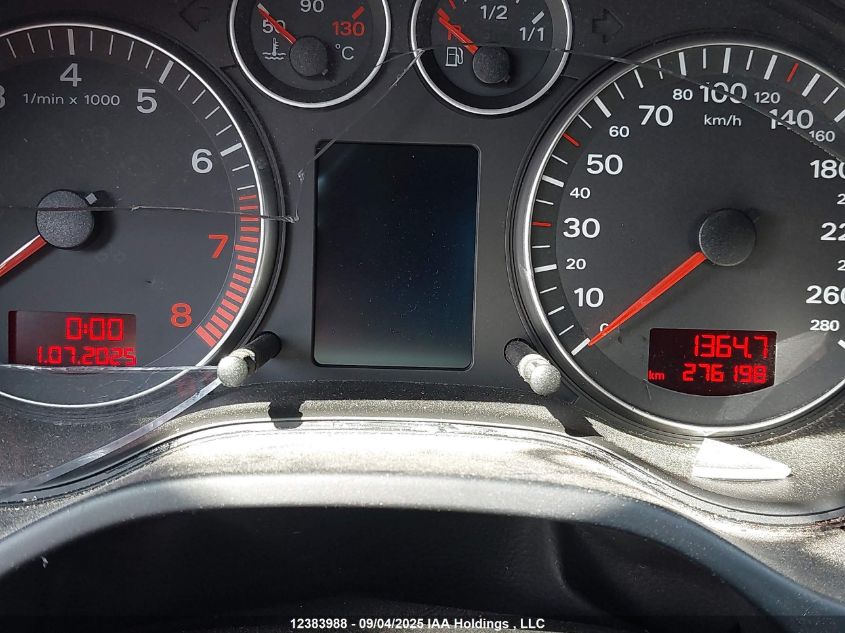 2007 Audi A3 2 VIN: WAUHF78PX7A172436 Lot: 12383988