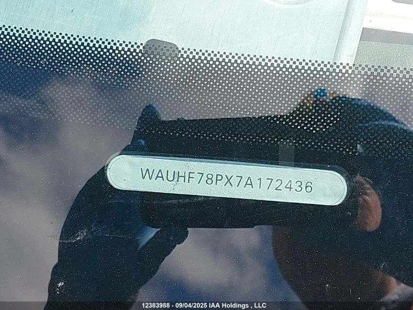 2007 Audi A3 2 VIN: WAUHF78PX7A172436 Lot: 12383988