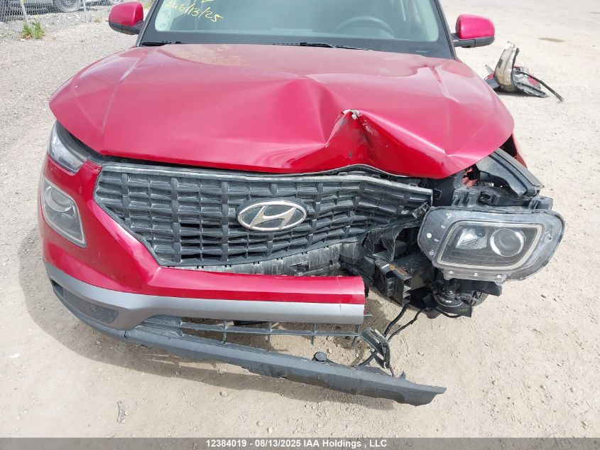 2021 Hyundai Venue Se VIN: KMHRB8A3XMU069913 Lot: 12384019