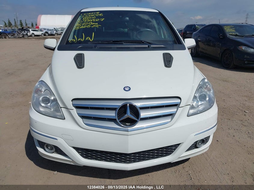 2011 Mercedes-Benz B 200 VIN: WDDFH3DB0BJ734527 Lot: 12384026