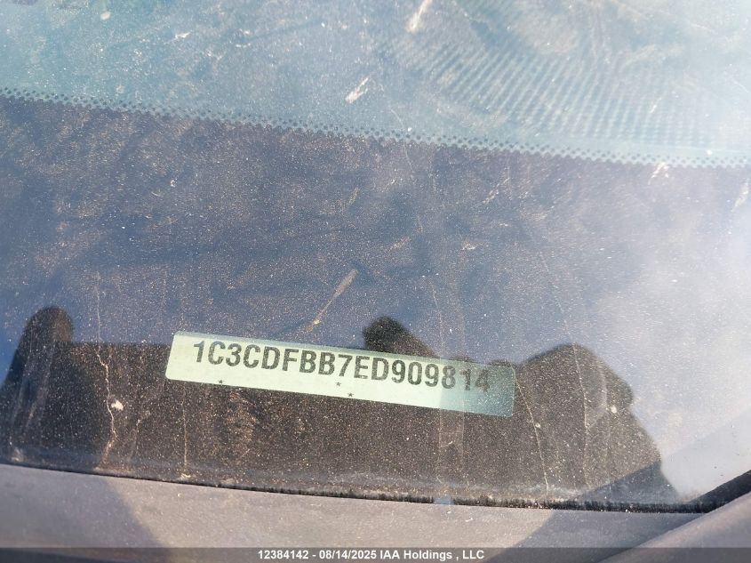 2014 Dodge Dart Sxt VIN: 1C3CDFBB7ED909814 Lot: 12384142