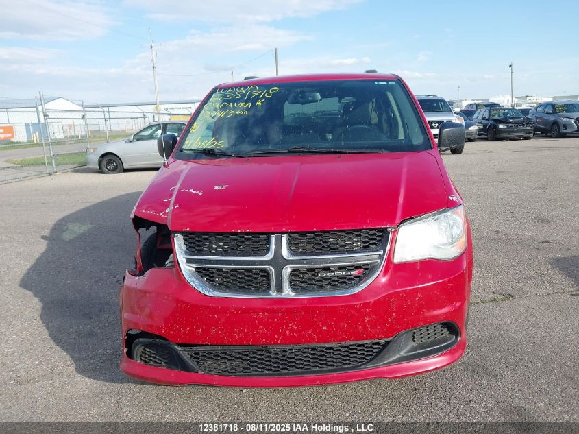 2016 Dodge Grand Caravan Se VIN: 2C4RDGBG4GR134413 Lot: 12381718X