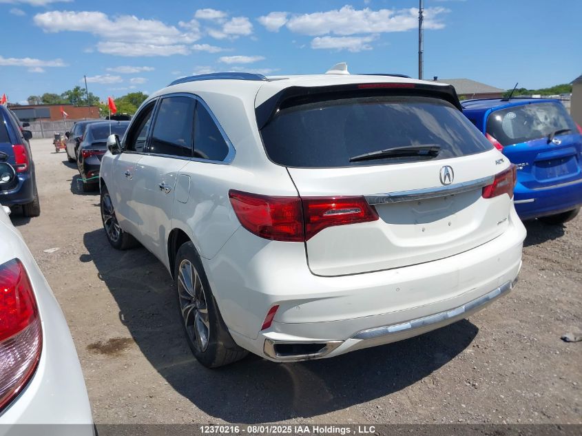 2017 Acura Mdx Elite Package VIN: 5FRYD4H89HB500680 Lot: 12370216X