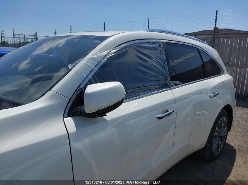 2017 Acura Mdx Elite Package VIN: 5FRYD4H89HB500680 Lot: 12370216X