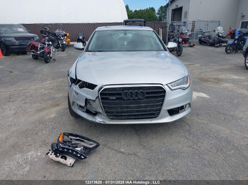 2012 Audi A6 3.0 Premium VIN: WAUBGCFC8CN007063 Lot: 12373620X