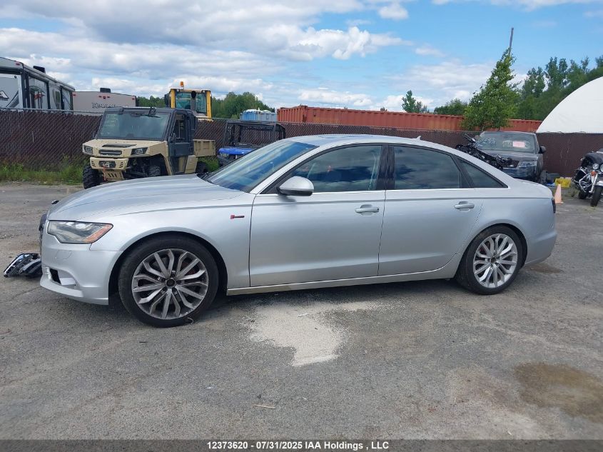 2012 Audi A6 3.0 Premium VIN: WAUBGCFC8CN007063 Lot: 12373620X