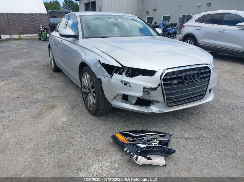 2012 Audi A6 3.0 Premium VIN: WAUBGCFC8CN007063 Lot: 12373620X