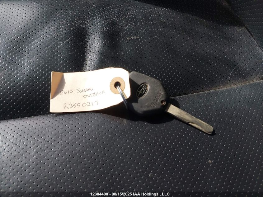 2010 Subaru Outback 3.6R Limited VIN: 4S4BRJKC0A2368255 Lot: 12384400