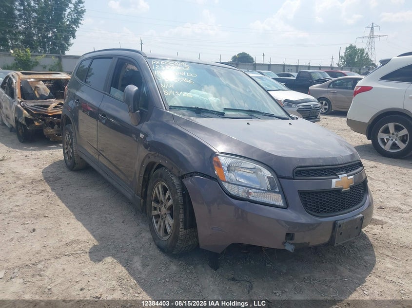 KL77P2EM8CK570786 2012 Chevrolet Orlando Lt auction photo 1