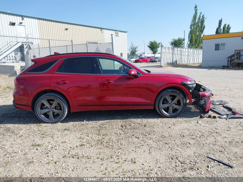 2022 Genesis Gv70 Sport Advanced/Sport Prestige VIN: KMUMCDTC4NU025261 Lot: 12384417