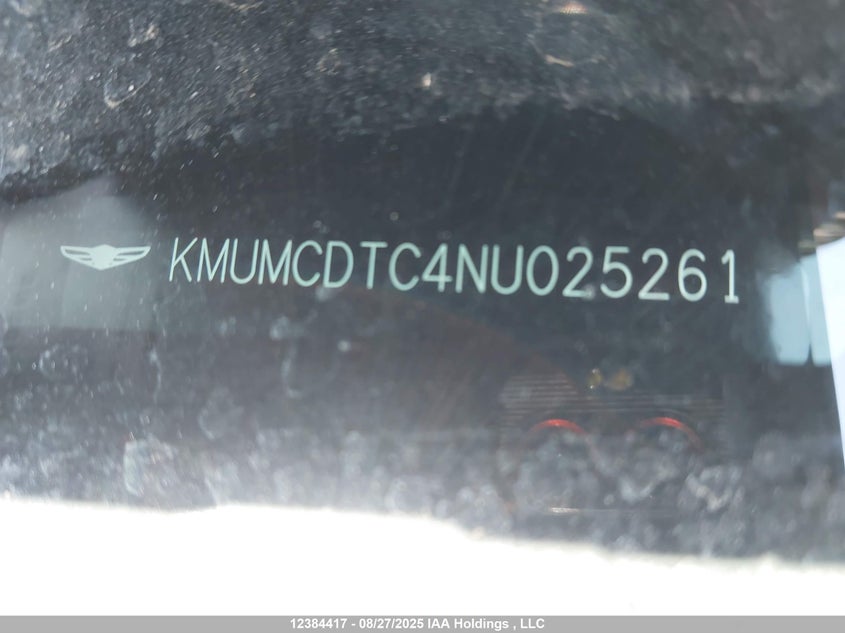 2022 Genesis Gv70 Sport Advanced/Sport Prestige VIN: KMUMCDTC4NU025261 Lot: 12384417