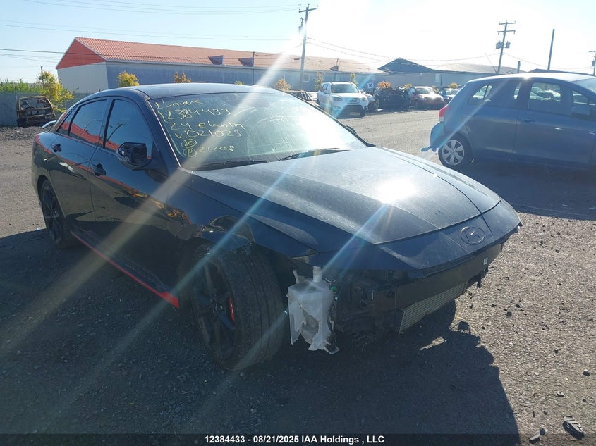 2024 Hyundai Elantra N Manual VIN: KMHLW4DK5RU021023 Lot: 12384433