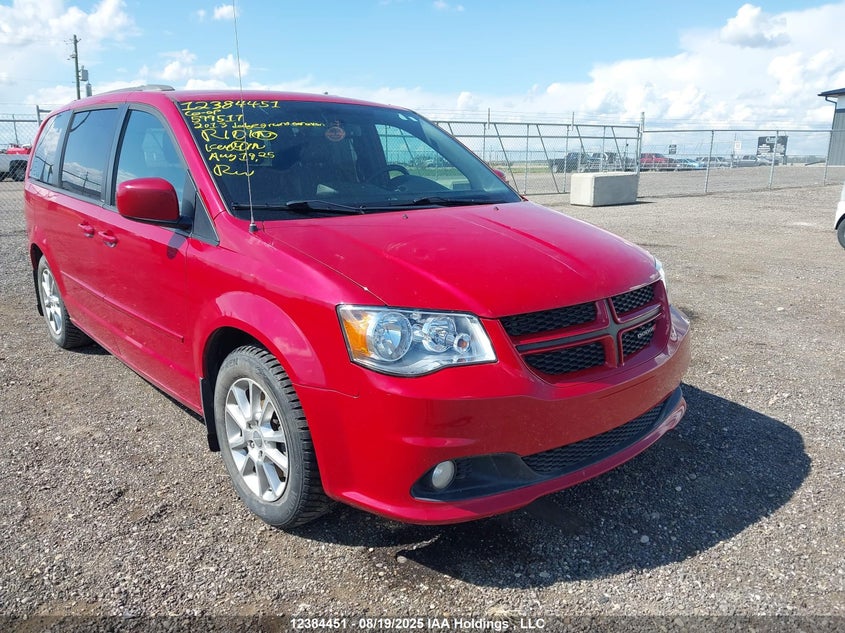 2C4RDGEG7DR599517 2013 Dodge Grand Caravan R/T auction photo 1