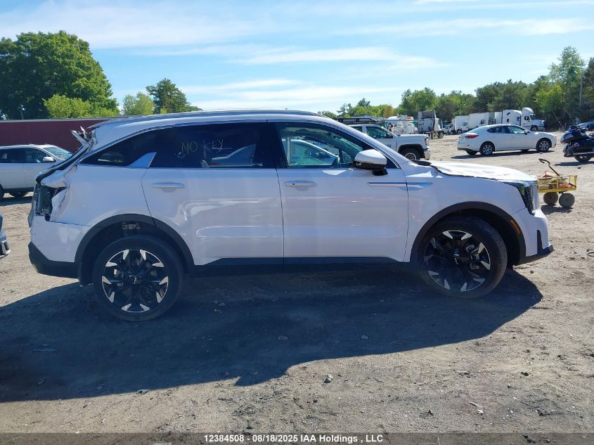 2025 Kia Sorento Ex VIN: 5XYRHDJF8SG374749 Lot: 12384508