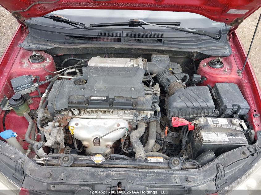 2009 Kia Spectra VIN: KNAFE221995649919 Lot: 12384523