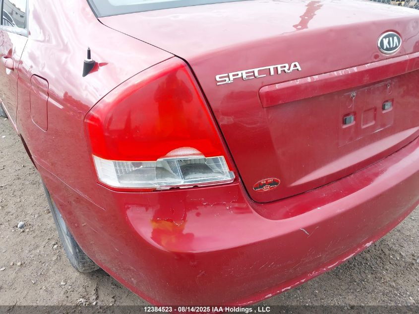 2009 Kia Spectra VIN: KNAFE221995649919 Lot: 12384523