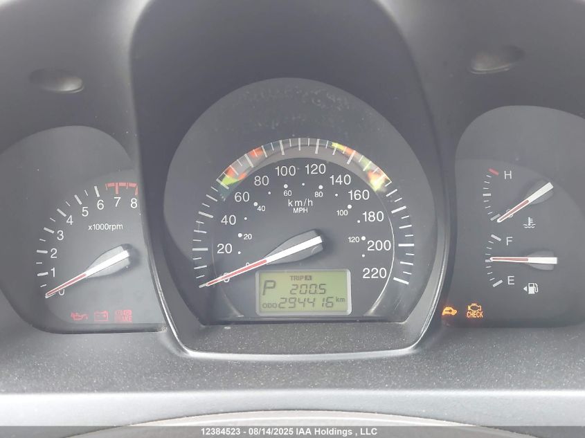 2009 Kia Spectra VIN: KNAFE221995649919 Lot: 12384523