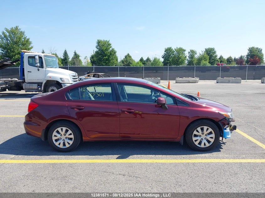 2012 Honda Civic Lx VIN: 2HGFB2F48CH013901 Lot: 12381571X