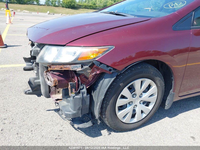 2012 Honda Civic Lx VIN: 2HGFB2F48CH013901 Lot: 12381571X