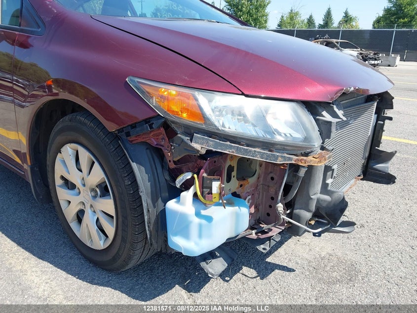 2012 Honda Civic Lx VIN: 2HGFB2F48CH013901 Lot: 12381571X