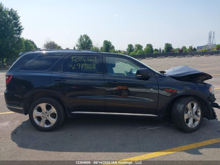 2014 Dodge Durango Limited VIN: 1C4RDJDG0EC979808 Lot: 12384609