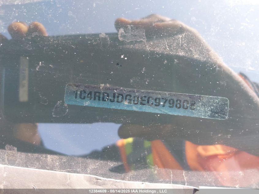 2014 Dodge Durango Limited VIN: 1C4RDJDG0EC979808 Lot: 12384609