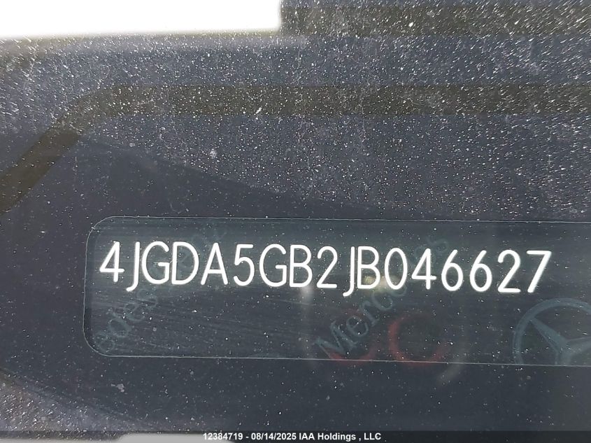 2018 Mercedes-Benz Gle 400 4Matic VIN: 4JGDA5GB2JB046627 Lot: 12384719