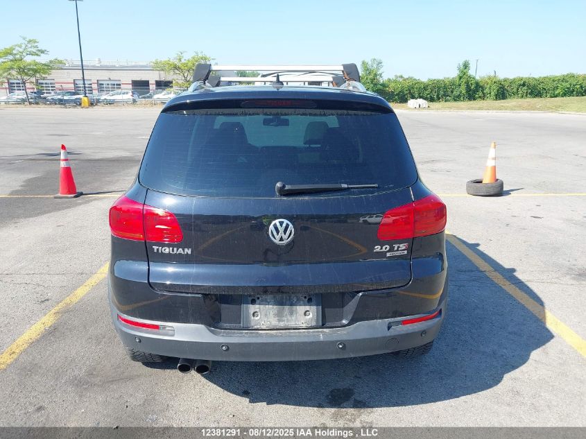 2012 Volkswagen Tiguan 2.0 Tsi Comfortline/2.0 Tsi Highline/2.0 Tsi Trendline VIN: WVGBV7AX7CW000685 Lot: 12381291X