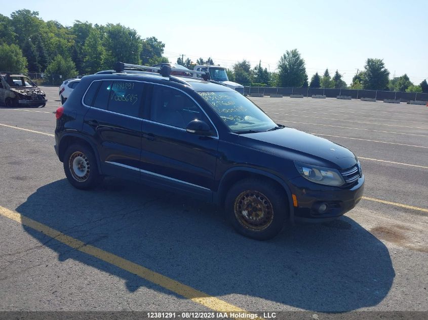 2012 Volkswagen Tiguan 2.0 Tsi Comfortline/2.0 Tsi Highline/2.0 Tsi Trendline VIN: WVGBV7AX7CW000685 Lot: 12381291X