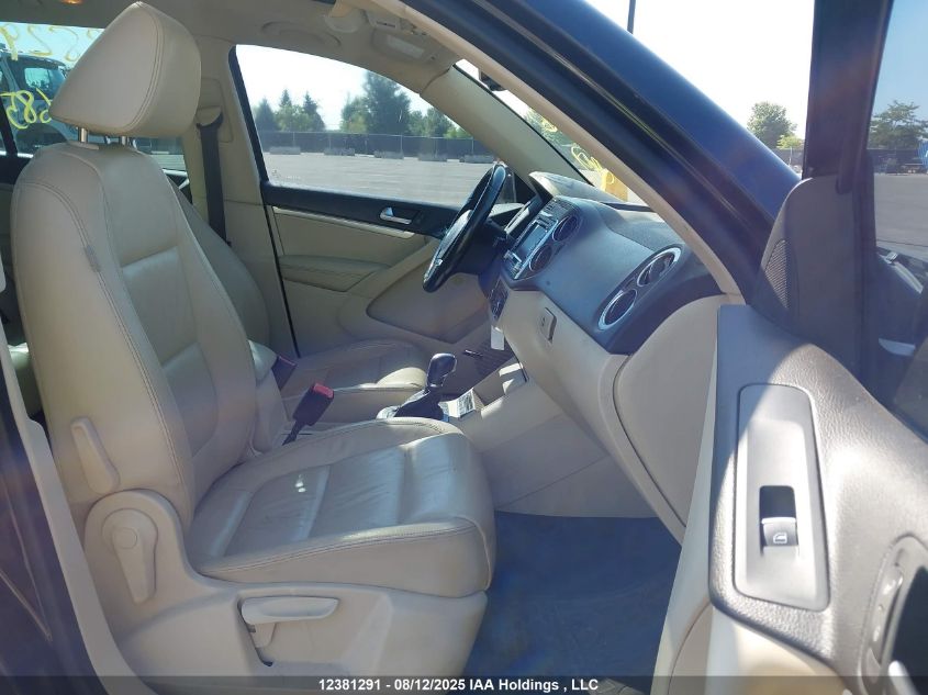 2012 Volkswagen Tiguan 2.0 Tsi Comfortline/2.0 Tsi Highline/2.0 Tsi Trendline VIN: WVGBV7AX7CW000685 Lot: 12381291X