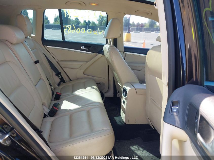 2012 Volkswagen Tiguan 2.0 Tsi Comfortline/2.0 Tsi Highline/2.0 Tsi Trendline VIN: WVGBV7AX7CW000685 Lot: 12381291X
