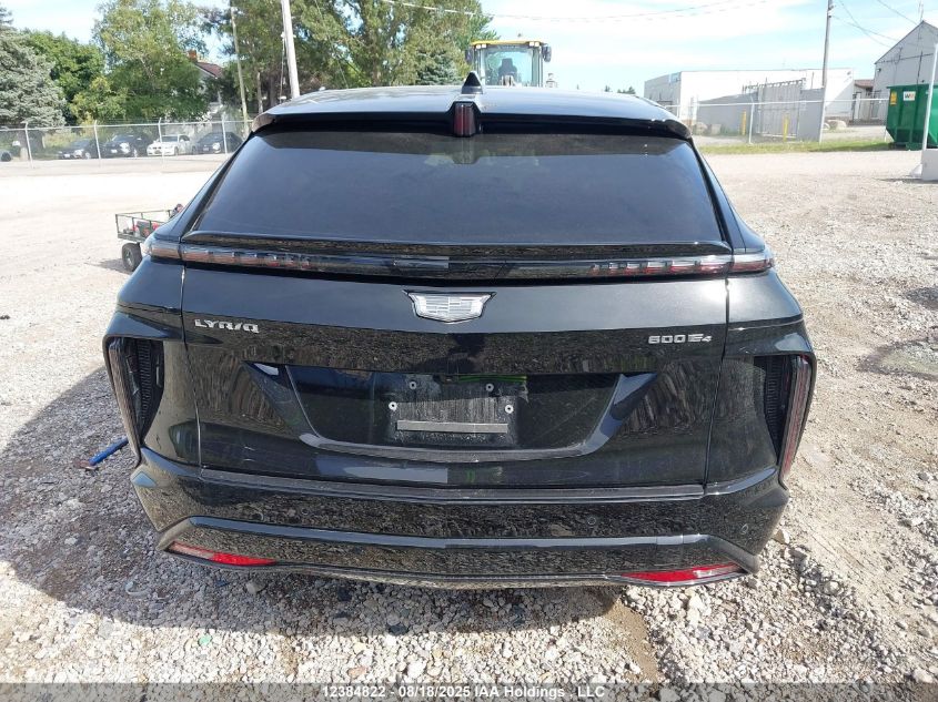 2025 Cadillac Lyriq Sport 1 Rwd VIN: 1GYKPURL2SZ317408 Lot: 12384822