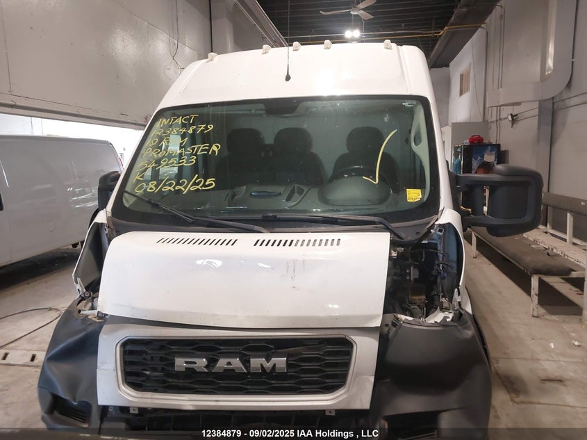 2019 Ram Promaster 3500 High Roof VIN: 3C6URVJG3KE549533 Lot: 12384879