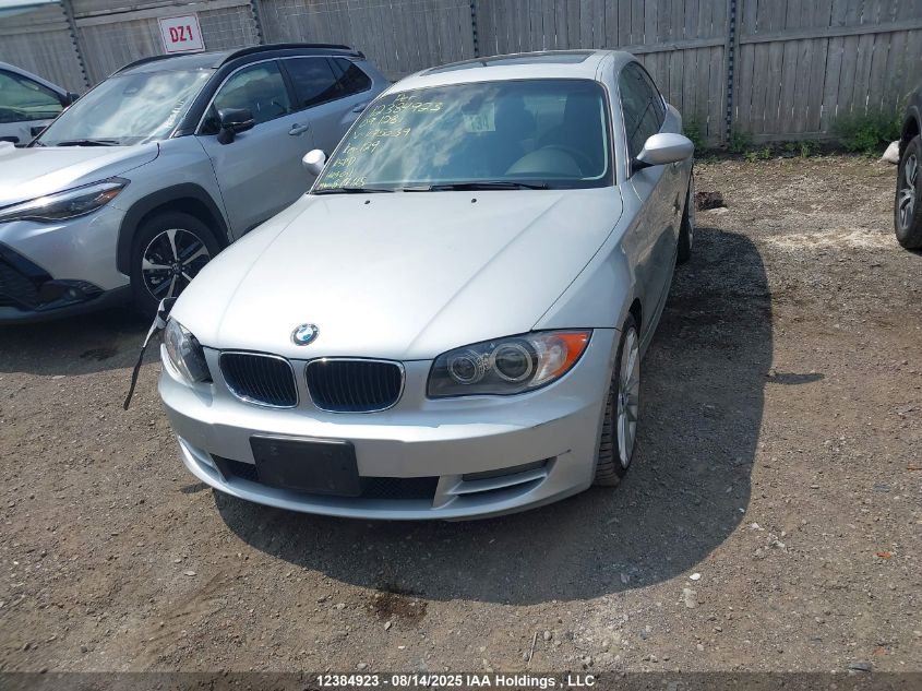 2009 BMW 128 I VIN: WBAUP73549VK75039 Lot: 12384923